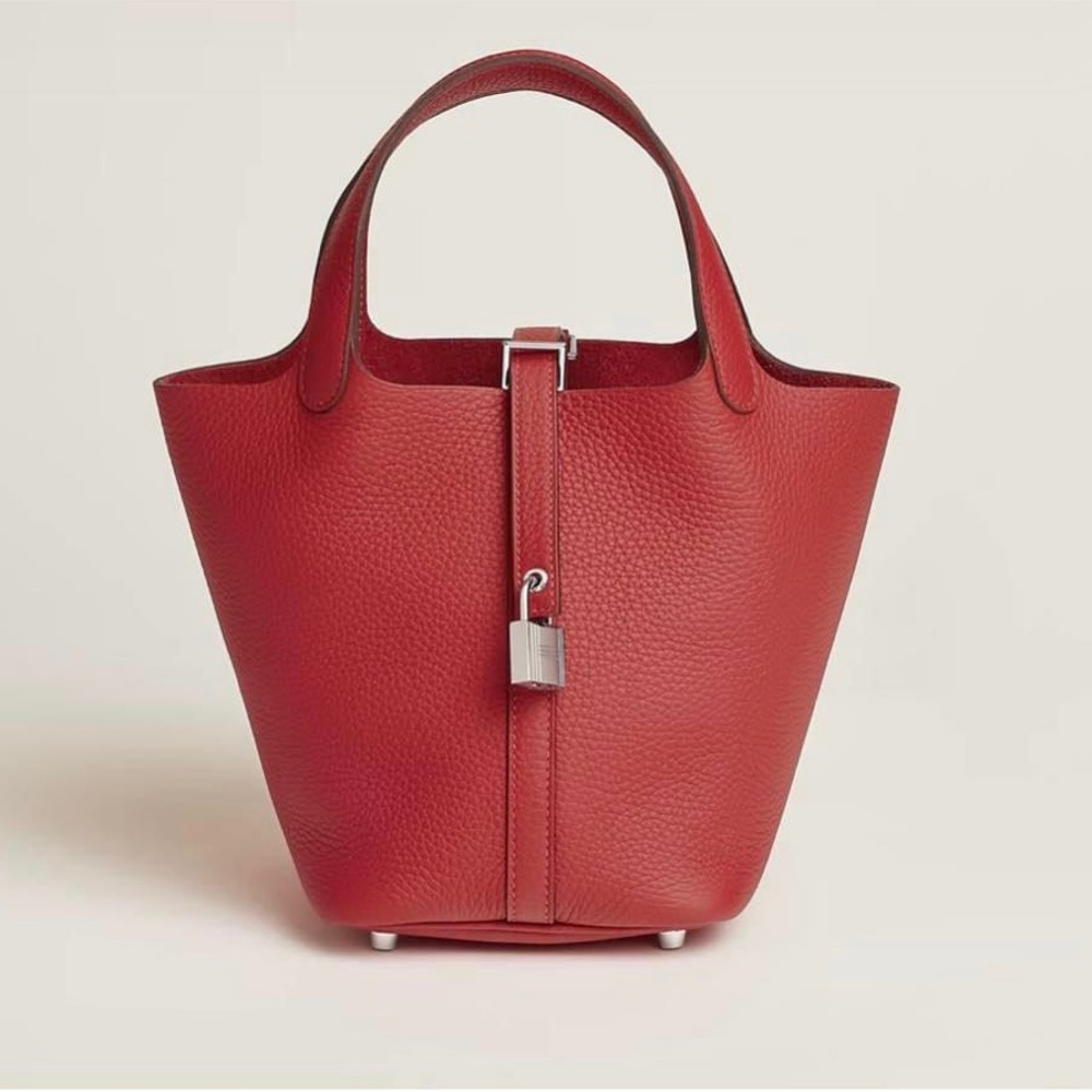 ❌SOLD❌Hermes Picotin 18, Vermillon with Silver